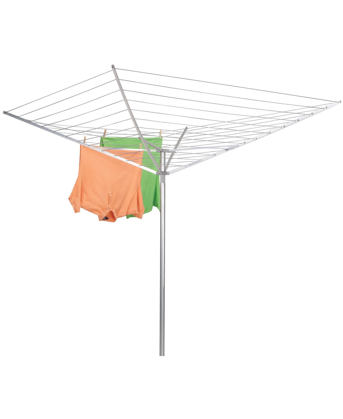 Household Essentials Umbrella Clothesline Outdoor Dryer, 12 Lines with 165 Feet of Drying Space