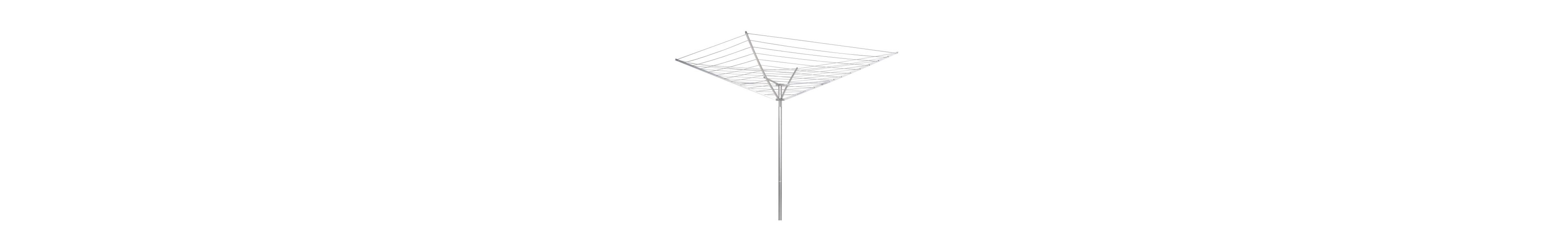 Household Essentials Umbrella Clothesline Outdoor Dryer, 12 Lines with 165 Feet of Drying Space