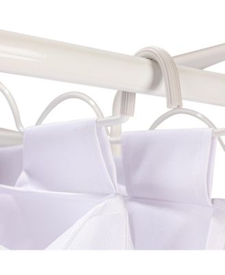Rolling Laundry Sorter, 4 Bag, White
