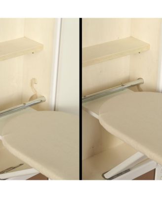 Ironing Board Cabinet, Unfinished Wood