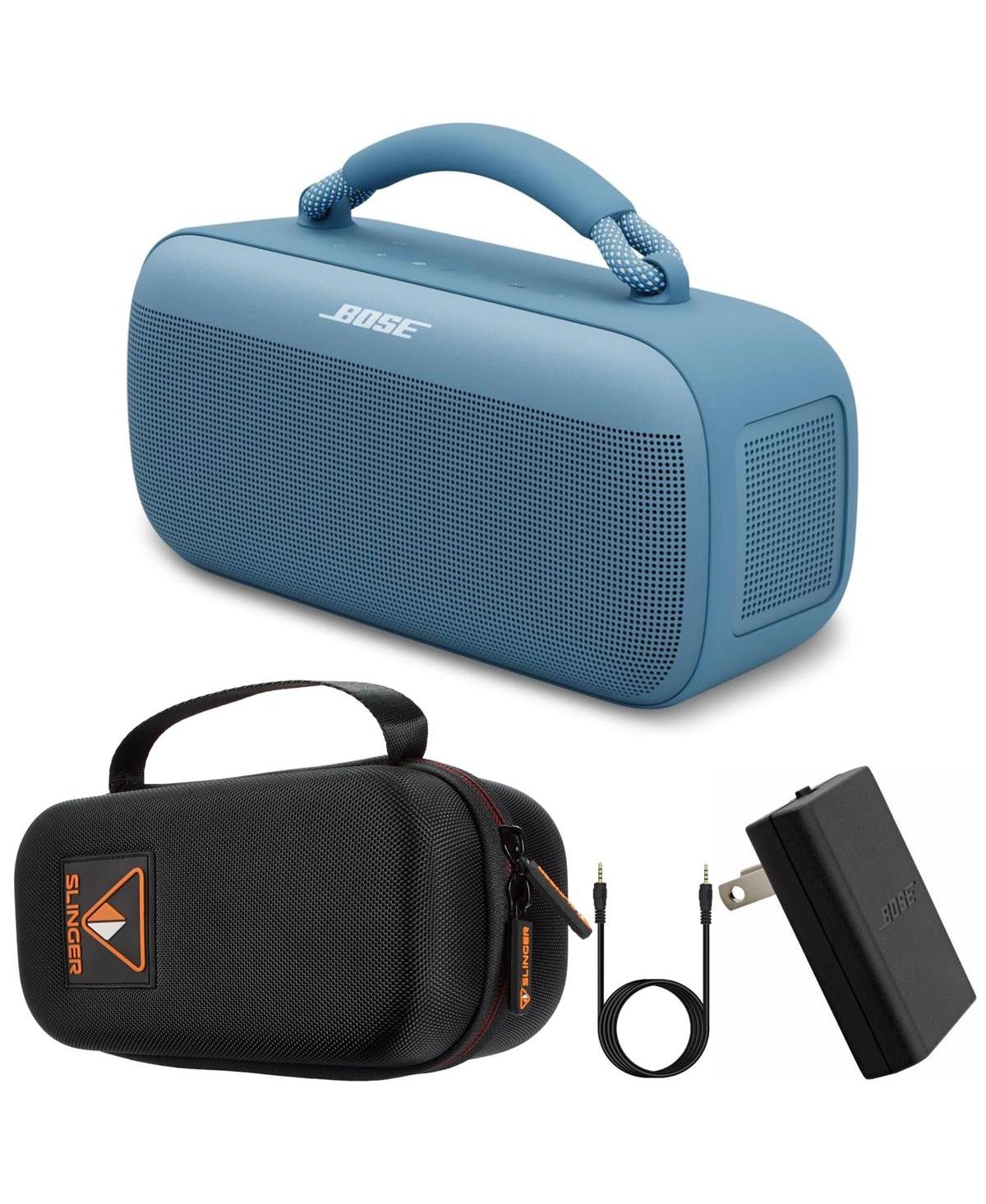 Bose SoundLink Max Bluetooth Speaker + Hard Shell Travel Case and Usb Plug and Aux Cable