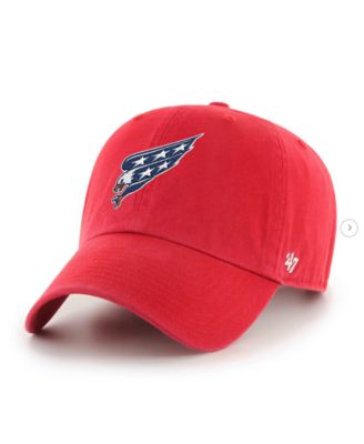 Men's Red Washington Capitals Alternate Clean Up Adjustable Hat