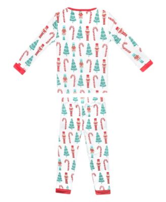 Baby Boys' or Girls' Nicholas Printed Long-Sleeve Top and Pants, 2-Piece Pajama Set