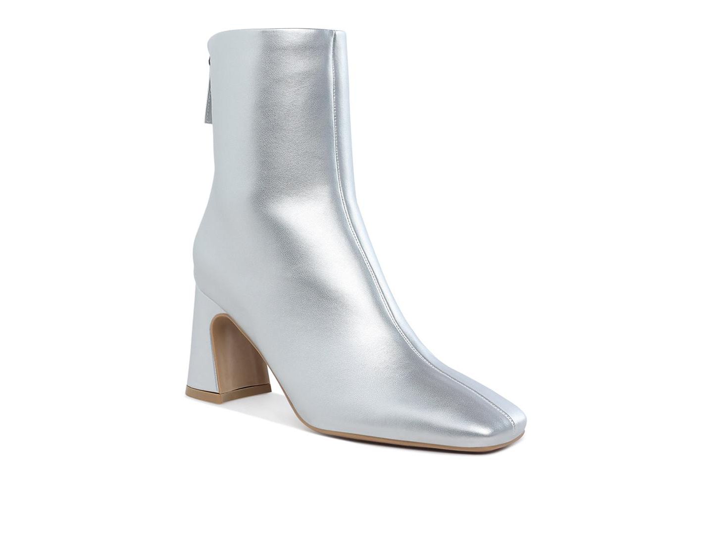 Женские ботинки London Rag Simba Square Toe Metallic Ankle — фото 6