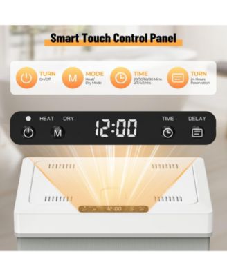 Foldable Towel Warmer 35L Large Capacity with Smart Touch Control, Fast Heating, Fragrance Chamber, and Child Lock