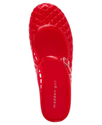 Women's Safron Caged Jelly Mary-Jane Slip-On Flats