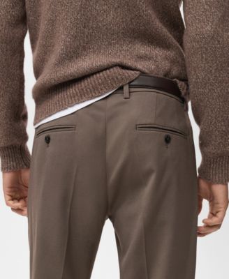 Men's Regular-Fit Pleated Pants