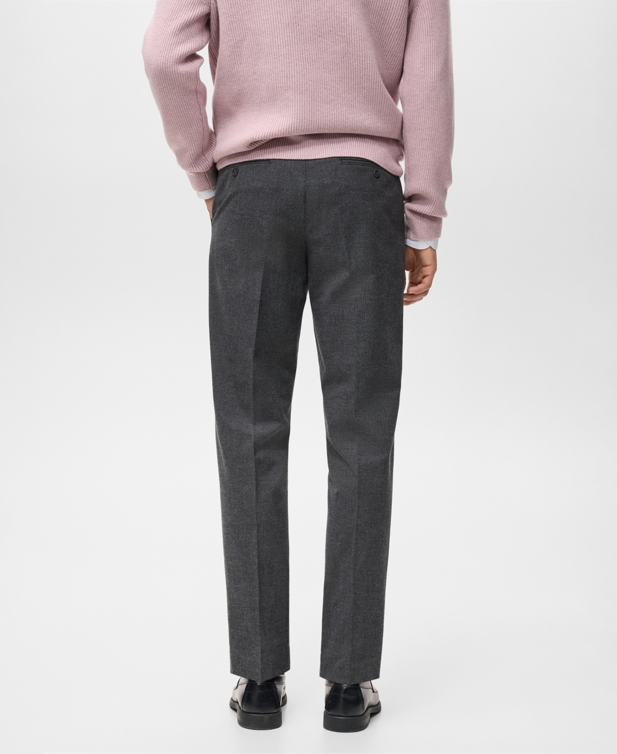 Mango Men's Regular-Fit Flannel Pants