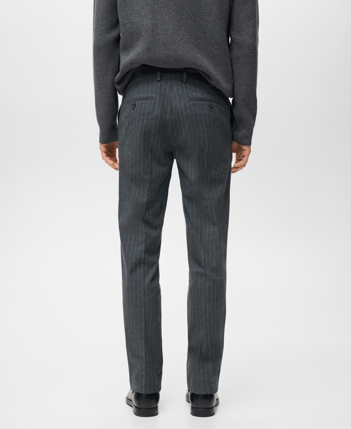 Mango Men's Pinstripe Cotton Slim-Fit Pants