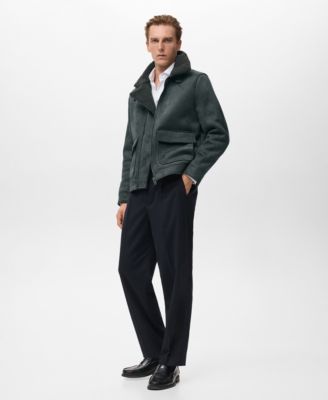 Men's Double Face Fleece Effect Jacket