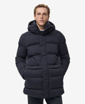 MANGO - Men's Water-Repellent Hood Puffer Coat
