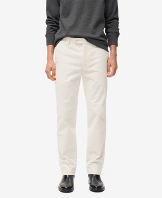 MANGO - Men's Regular Fit Corduroy Cotton Pants