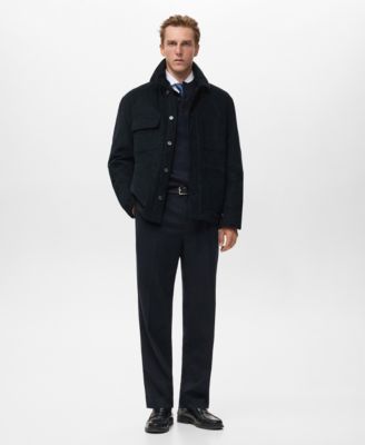 Men's Pockets Corduroy Jacket