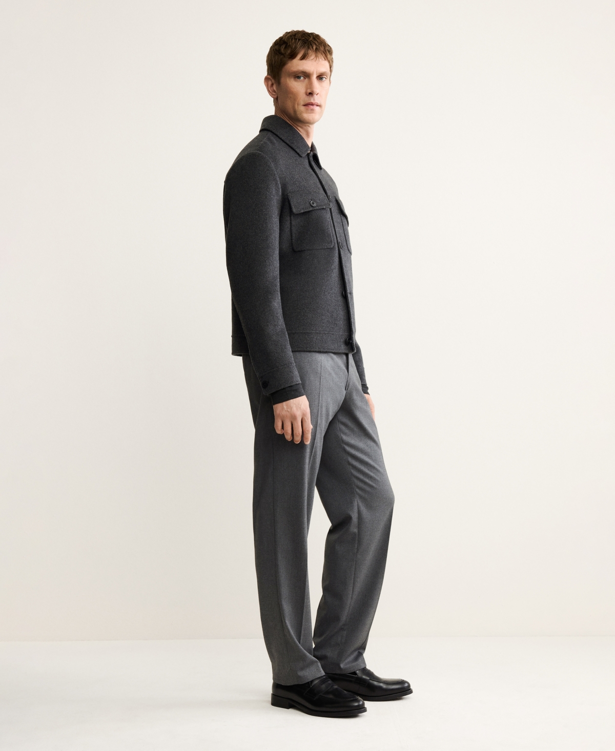 Mango Men's Wool Pockets Jacket