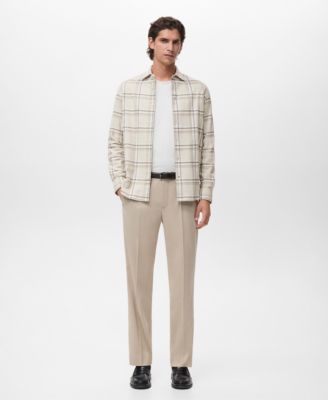 Men's Cotton Flannel Check Overshirt