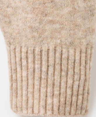 Men's Knitted Wool Blend Polo Sweater