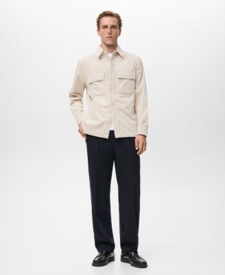 Men's Corduroy Pockets Overshirt