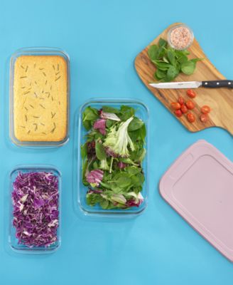 Borosilicate Glass Oven Dishes with Lids, Set of 4