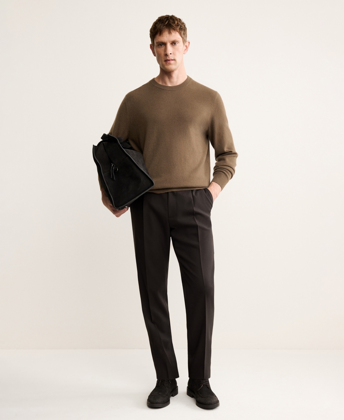 Mango Men's Cashmere Regular-Fit Sweater