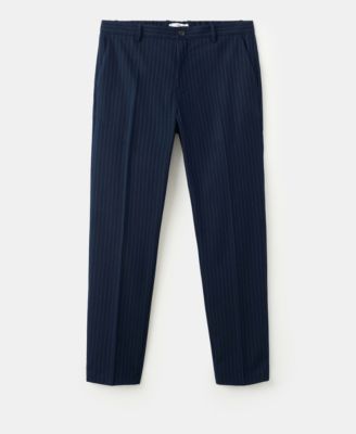 Men's Striped Slim-Fit Pants