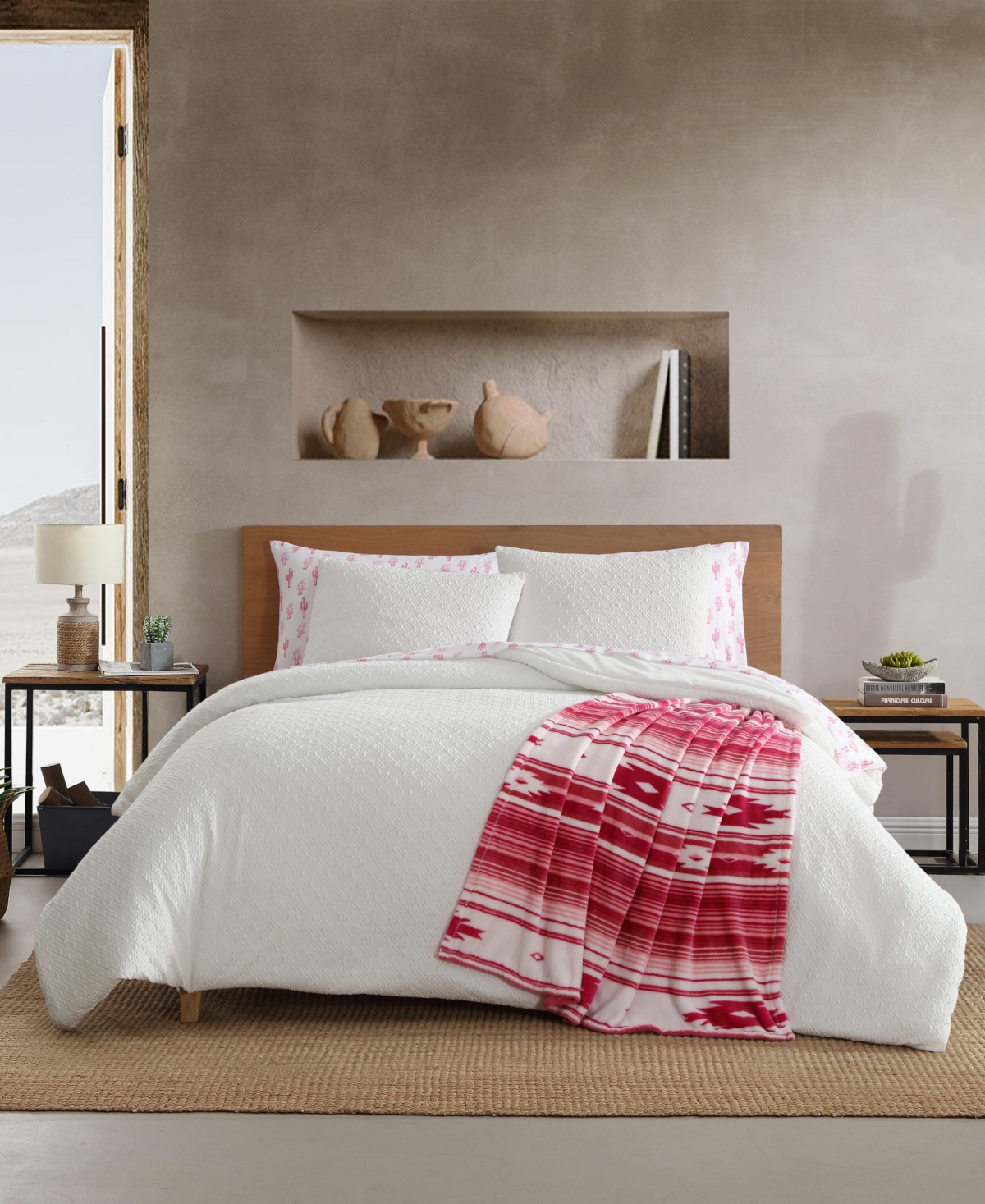 Wrangler Sedona Geometric Embossed 8-pc. Comforter Set, Queen In White