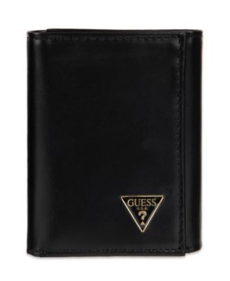 GUESS - Men's Extra Capacity Trifold Leather Wallet