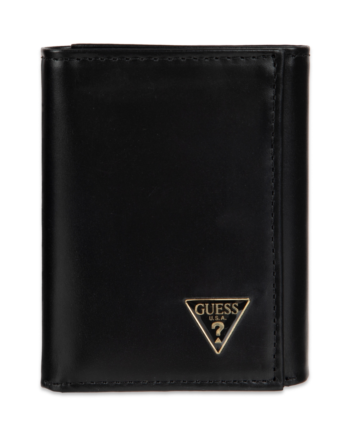 Guess Men's Extra Capacity Trifold Leather Wallet