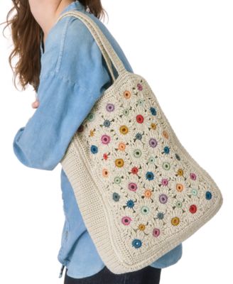 Women's Lanie Crochet Small Tote Bag