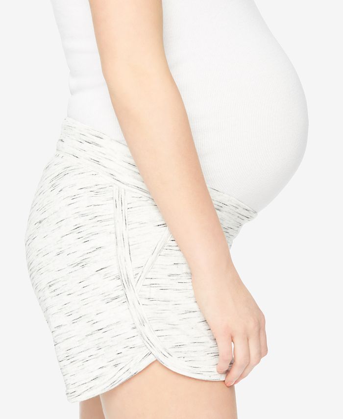 Maternity French Terry Bootcut Pants- Wine Berry main image 1
