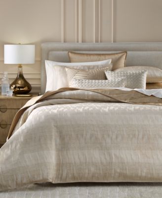 Hotel Collection Gilded Stripe Duvet Cover Set, Full/Queen, Exclusively at Macy’s
