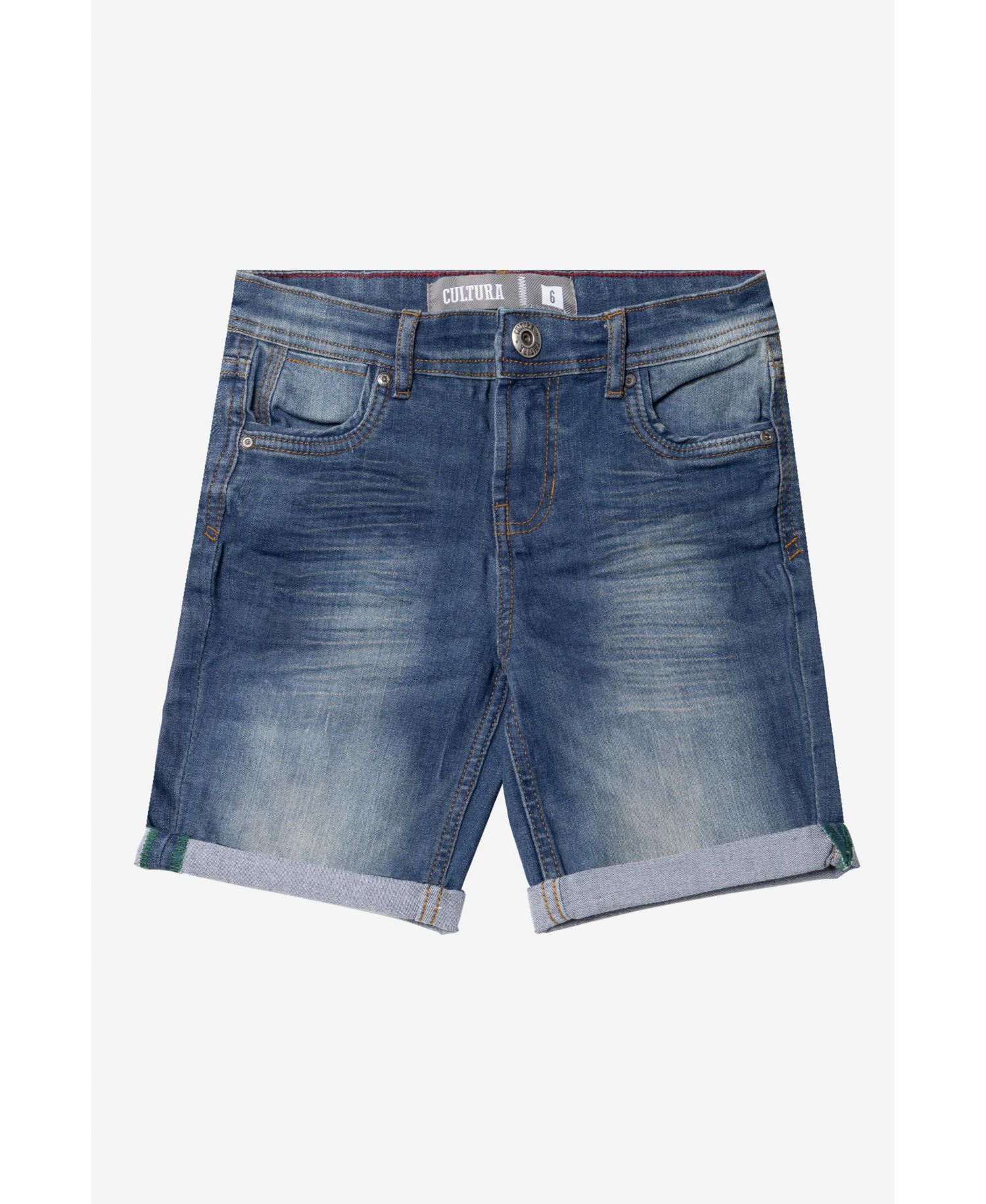 Big Boys Roll-Up Denim Shorts 2-Pack