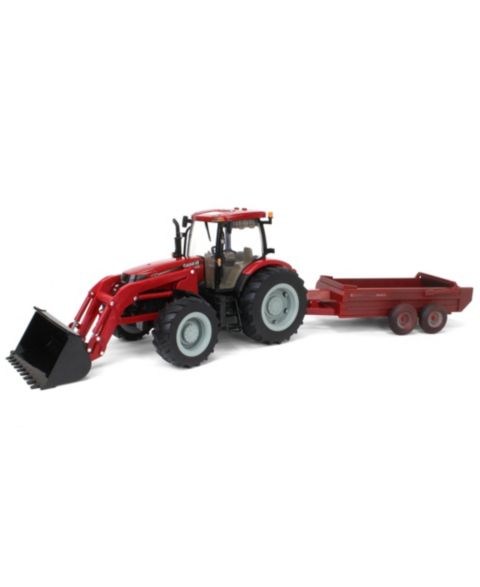 Детские игрушки ERTL 1:16 Scale Case IH Puma 195 Lights and Sounds Tractor and Spreader, 2-Piece Set
