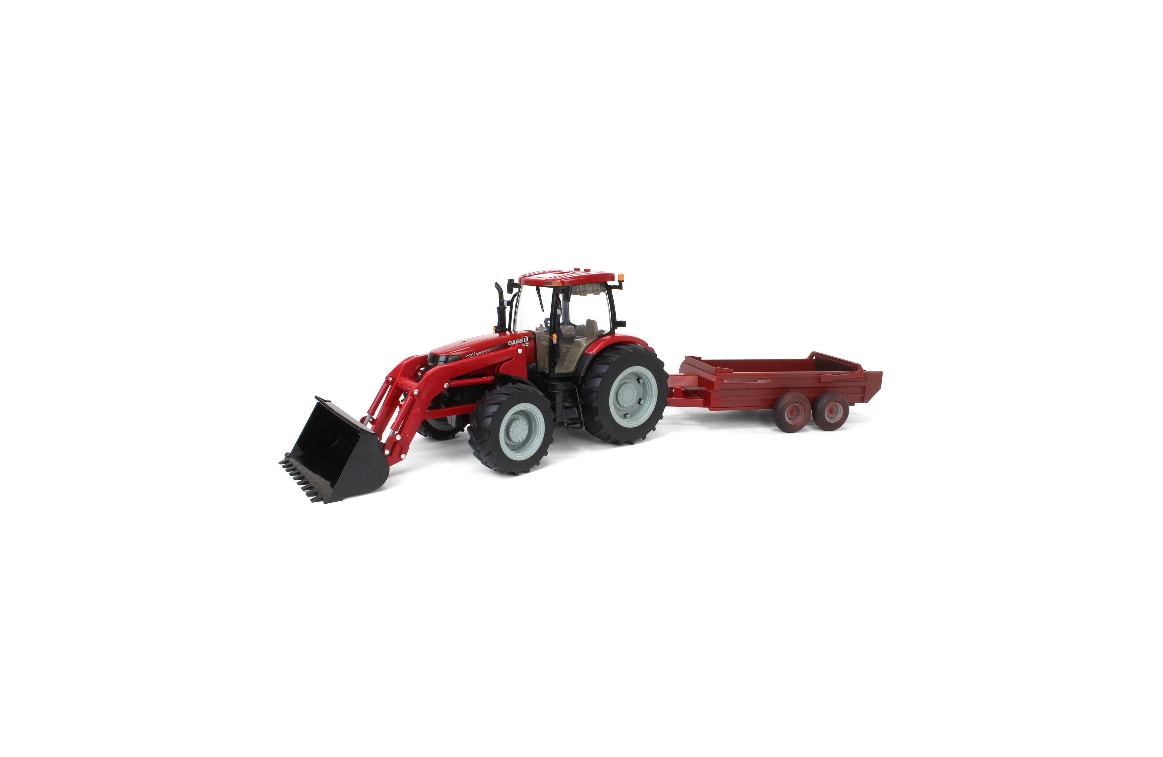 Ertl 1/16 Big Farm Case Ih Puma 195 Tractor with Loader & "Muddy" Spreader