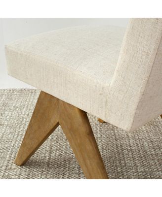 3-Piece Round Dining Table Set for 2, Small Kitchen Table with Rubberwood Legs and Upholstered Chairs for Apartment or Nook