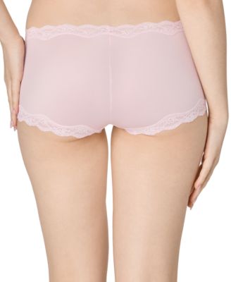 Women's Everyday Pretty Lace Mid Rise Boyshort Panty