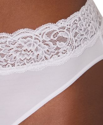Women's Everyday Pretty Lace Hi Cut Brief Panty
