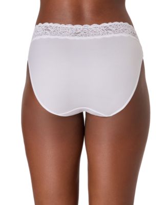Women's Everyday Pretty Lace Hi Cut Brief Panty
