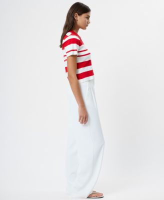 Women's Short-Sleeve Collared Top