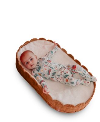 Baby Boys' or Girls' Snowy Slopes Printed Zip-Up Footed Pajamas