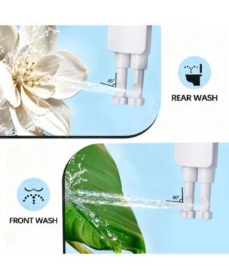 Adjustable Dual-Nozzle Cleansing Attachment – Hot & Cold Water Spray with Self-Rinsing Function, Easy Installation