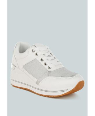 Women's Vespera Faux Leather and Mesh Sneakers