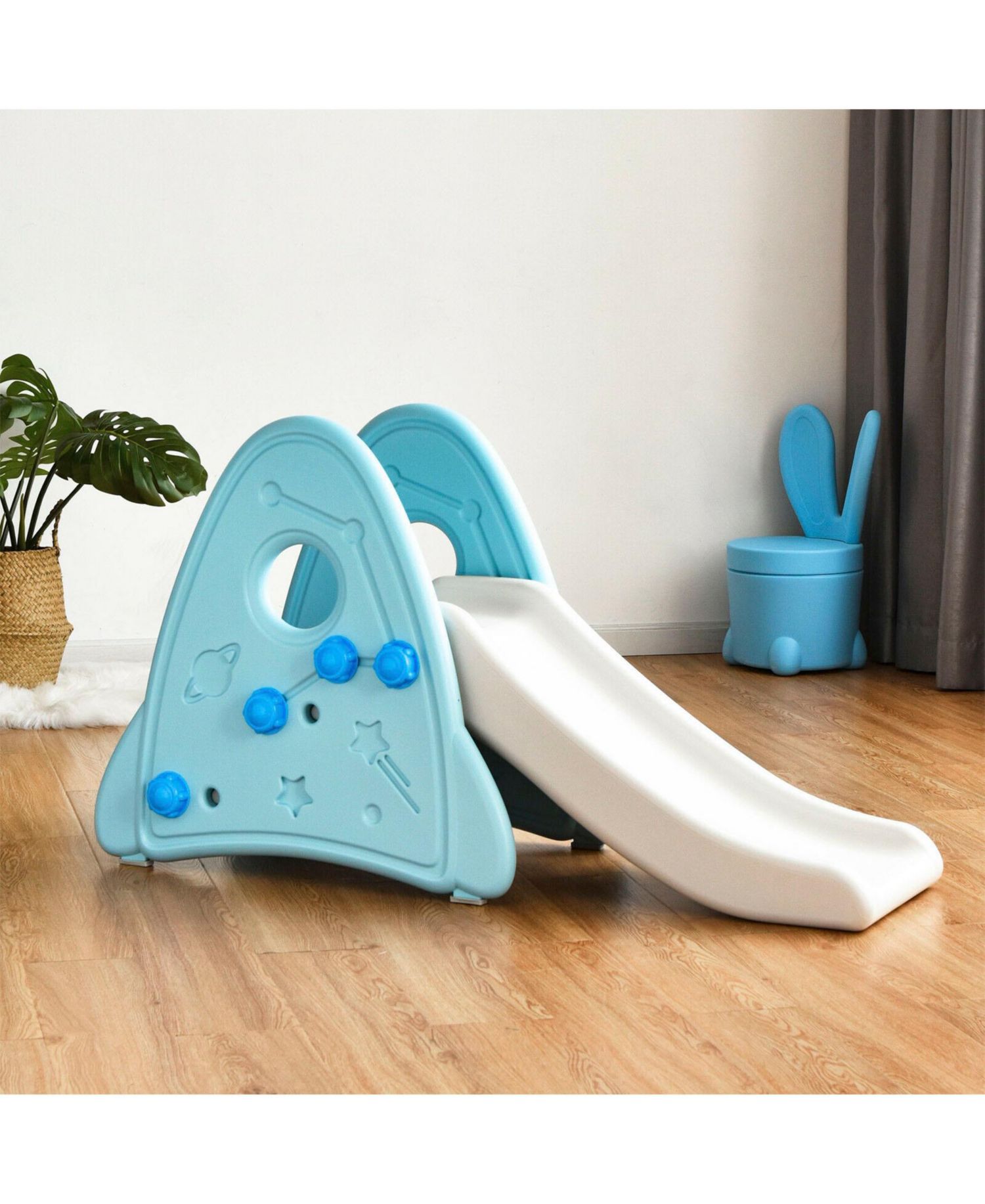 Ages 1+ Freestanding Anti-Slip Climber Slide