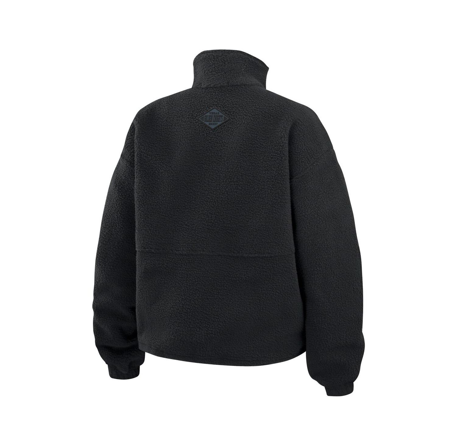 Women's Black Vegas Golden Knights Polar Fleece Half-Zip Jacket