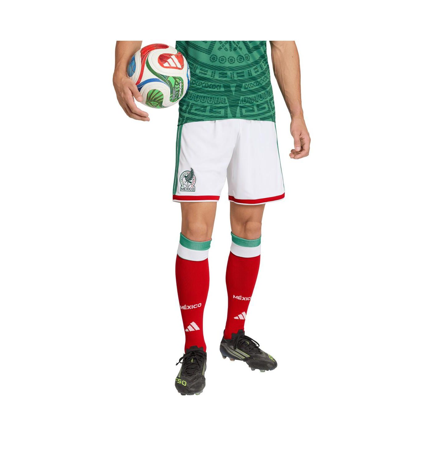 Мужские шорты adidas White Mexico National Team FIFA x World Cup 2026 Replica — фото 1