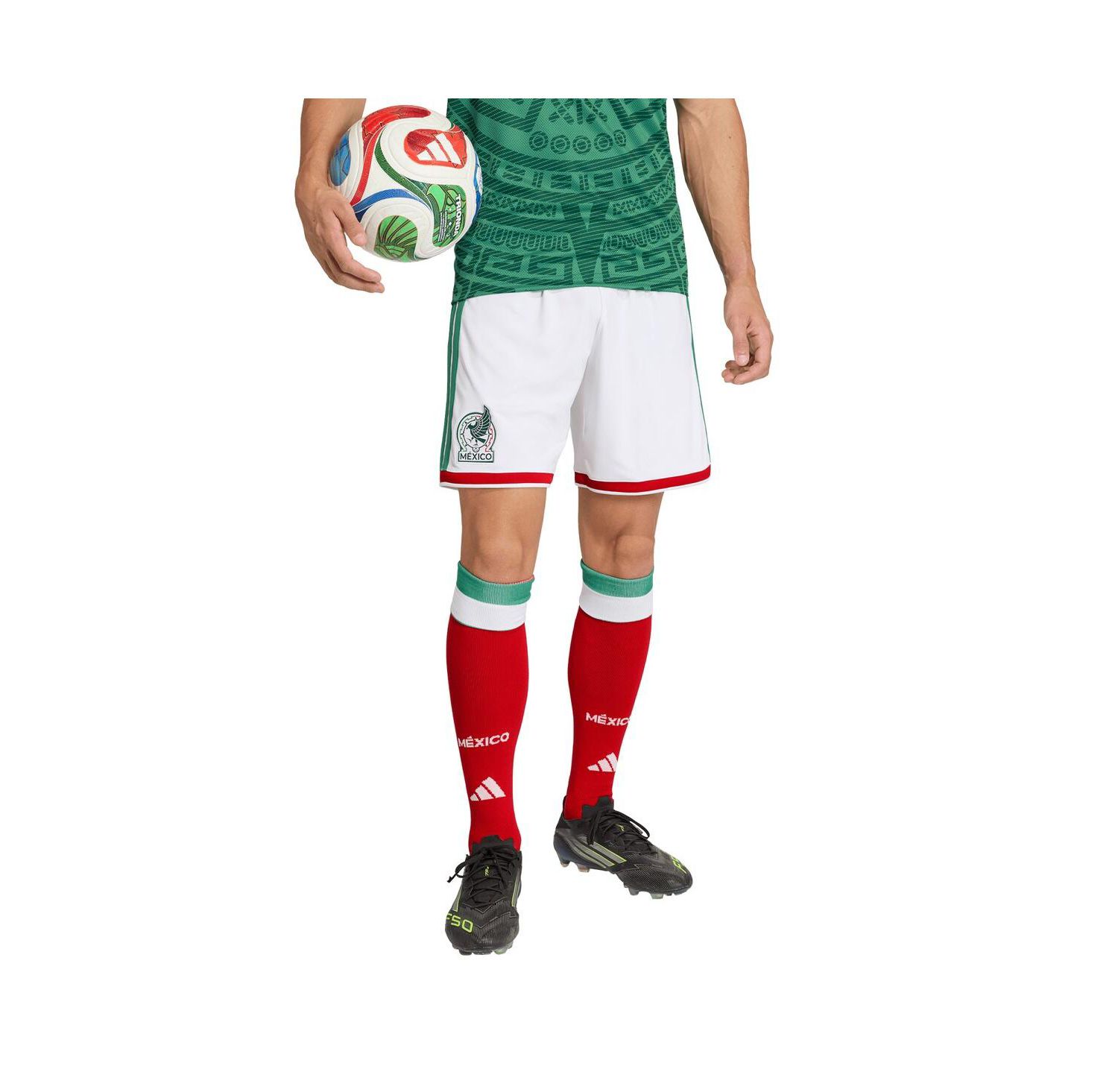 Men's White Mexico National Team FIFA x World Cup 2026 Replica Shorts