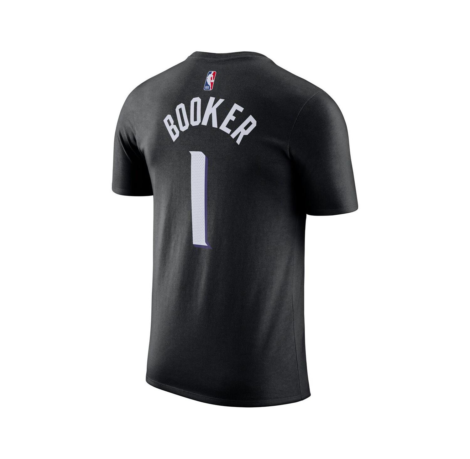 Men's and Women's Devin Booker Black Phoenix Suns Name & Number T-Shirt - Statement Edition