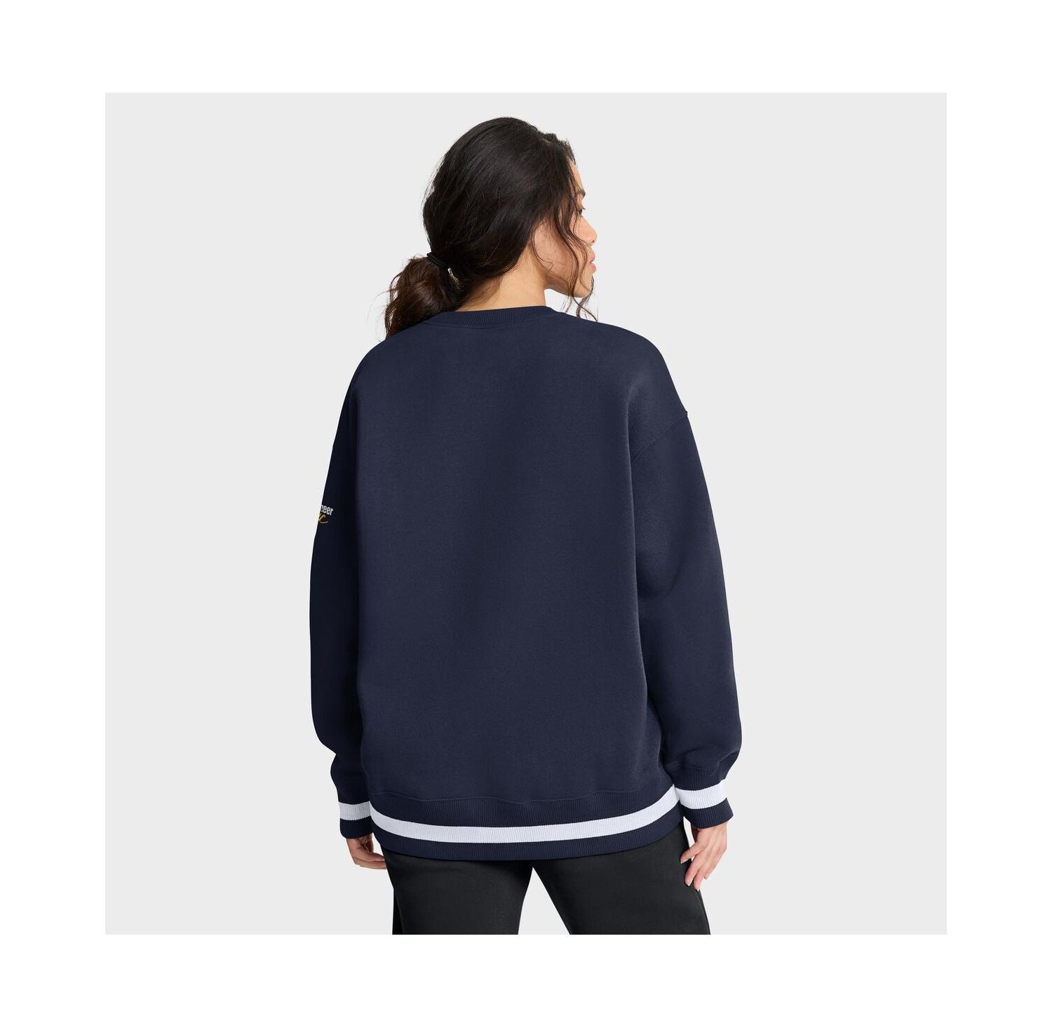 Women's Navy West Virginia Mountaineers Oversized Legacy Phoenix Sweatshirt