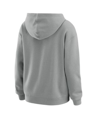 Women's Gray Buffalo Bills Plus Size Waffle-Knit Hooded Shirt & Pants Lounge Set