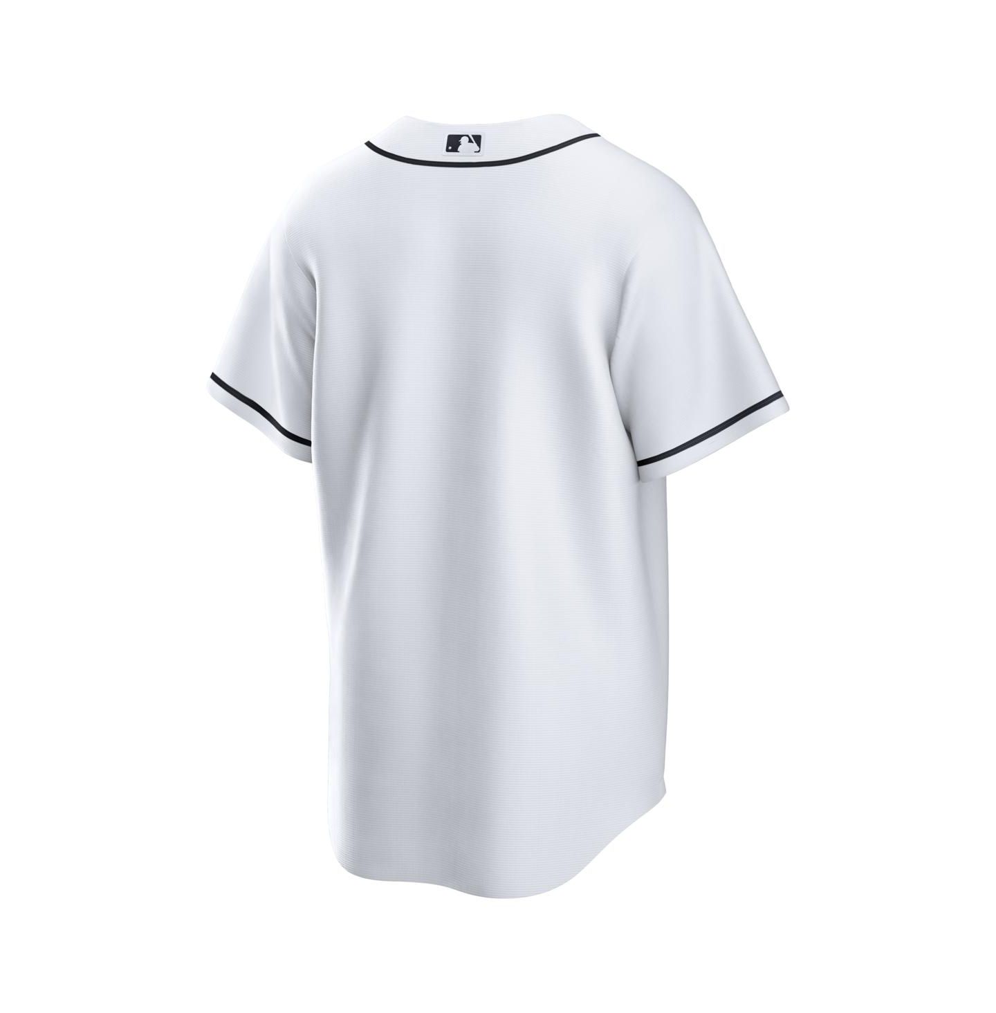 Мужской топ Nike White Detroit Tigers Home Replica Jersey — фото 3