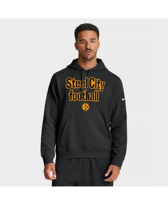 Men's Black Pittsburgh Steelers Local Club Hoodie